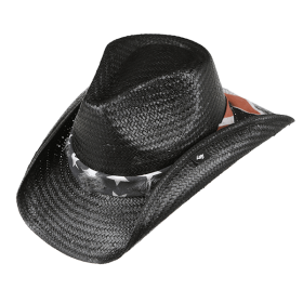 Sarane Straw Western Drifter Cowboy Hat