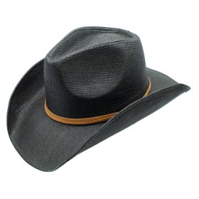 Monument Toyo Straw 3.5 Inch Brim Braided Cowboy Drifter Hat