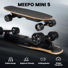 Electric Skateboard With Remote Maple Cruiser for Adults and Teens 11 Miles Range Grip Tape Skateboard Deck 28 MPH Top Speed