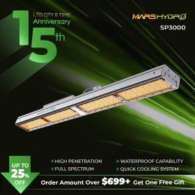 New Arrival! Mars Hydro SP 3000 LED Grow Light LED Chips Indoor Plants for Veg Flower Commercial Growing 2x4 ft for grow tent