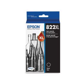 EPSON 822 DURABrite Ultra Ink High Capacity Black Cartridge (T822XL120-S) Works with WorkForce Pro WF-3820, WF-3823, WF-4820, WF-4830, WF-4833