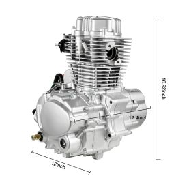 14HP 200CC/250CC Vertical Engine Single Cylinder 4-stroke 5-Speed Transmission Motor Kit fit ATV Motorcycles