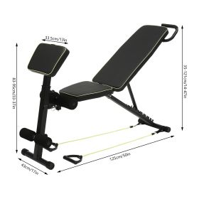 Multipurpose Adjustable Weight Bench Strength Training Home Gym Foldable Incline Adjustable Weight Bench Gym