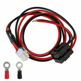 3.28ft/1m 12~14V 4 Pin 12AWG 30A Blade Fuse DC Power Cable Cord For Yaesu FT-450D FT-950 FT-891 FT-991 FTDX-1200 FTDX-3000