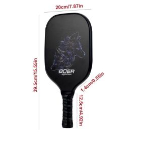 Pickleball Paddle Professional Pickleball Racquet Lightweight Carbon Fiber Pickle Ball Paddle For Women And Men