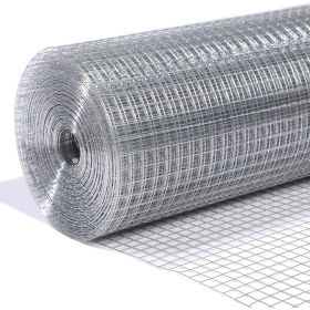 47.3inx50ft  Square Chicken Wire Fence Mesh Roll Raised Garden Bed Plant Supports Poultry Netting Cage Snake Fence