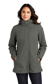 Port Authority Ladies All-Weather 3-in-1 Jacket L123 (Color: Storm Grey, size: 3XL)