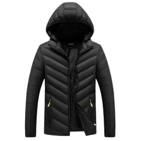 Men's Coats Frost Fighter Insulated Jacket (Color: Black, size: L)