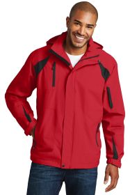 Port Authority All-Season II Jacket J304 (Color: True Red/ Black, size: 2XL)