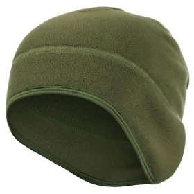 Winter Warm Ear Cover Cap Soft Men Women Ski Snowboard Cycling Skin-friendly Beanies Hiking Polar Fleece Running Windproof Hat (Color: Army Green)