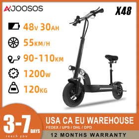 Max 100 KM/H Electric Scooter 6000W Motor for Adults 13 Inch Tire Electric Scooter Strong Dual Motor Escooters Powerful Off Road (Color: X48 48V 30AH)