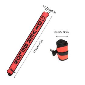 Scuba Dive Buoy Dive Buoy Diving Accessories Safety Gear Sealing TPU Coating Reflective Diving Signal Marker For Diving Swimming (Color: Fluorescent red)