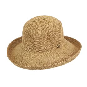 Priscilla Polyster Resort Hat (Color: Tan)