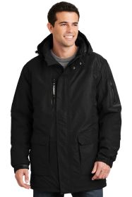 Port Authority Heavyweight Parka J799 (Color: Black, size: L)