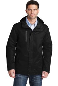 Port Authority All-Conditions Jacket J331 (Color: Black, size: XL)