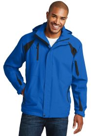 Port Authority All-Season II Jacket J304 (Color: Snorkel Blue/ Black, size: XS)